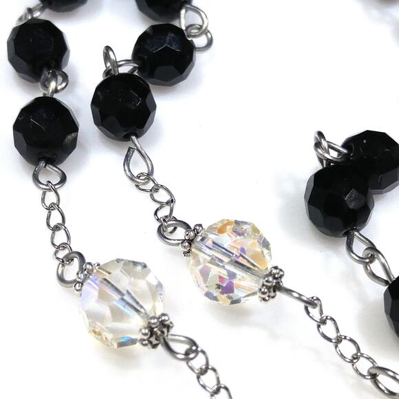 Hand-made Wire Wrapped Five Decade Rosary, Pardon Crucifix - Picture 6 of 10